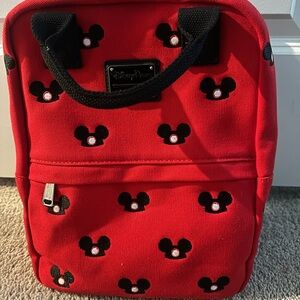 Disney Parks Red Mickey Mouse Loungefly Backpack